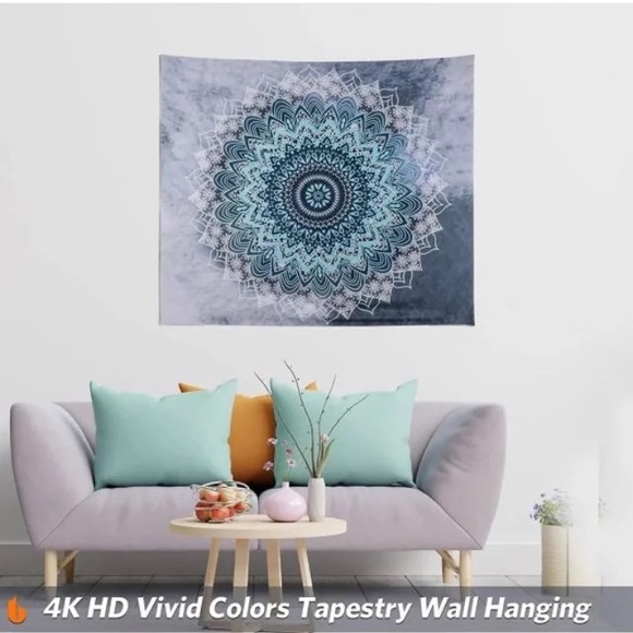 Mandala Tapestry (37.4"x28.8") - Picture 3 of 7